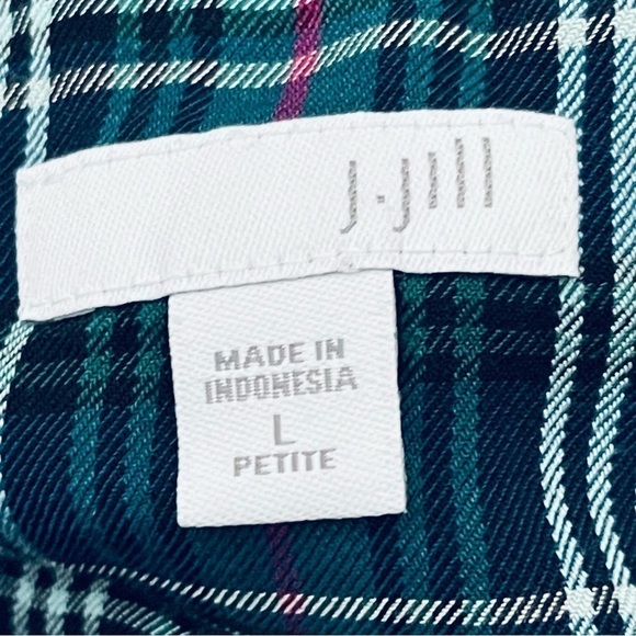 J. Jill Plaid Button Front Tunic - Picture 4 of 5